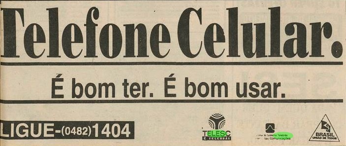 An&uacute;ncio Telebr&aacute;s